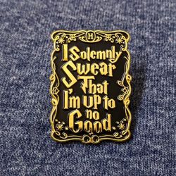 Magic Swear House Enamel Pin Badge Brooch Fashion Accessories