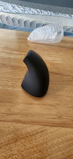 Black Vertical Ergonomic Wireless Mouse
