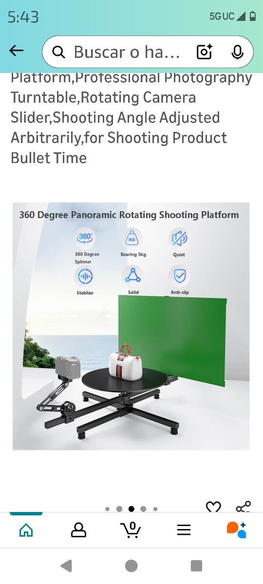 360 Rotating Platform 360 For Commercial Video