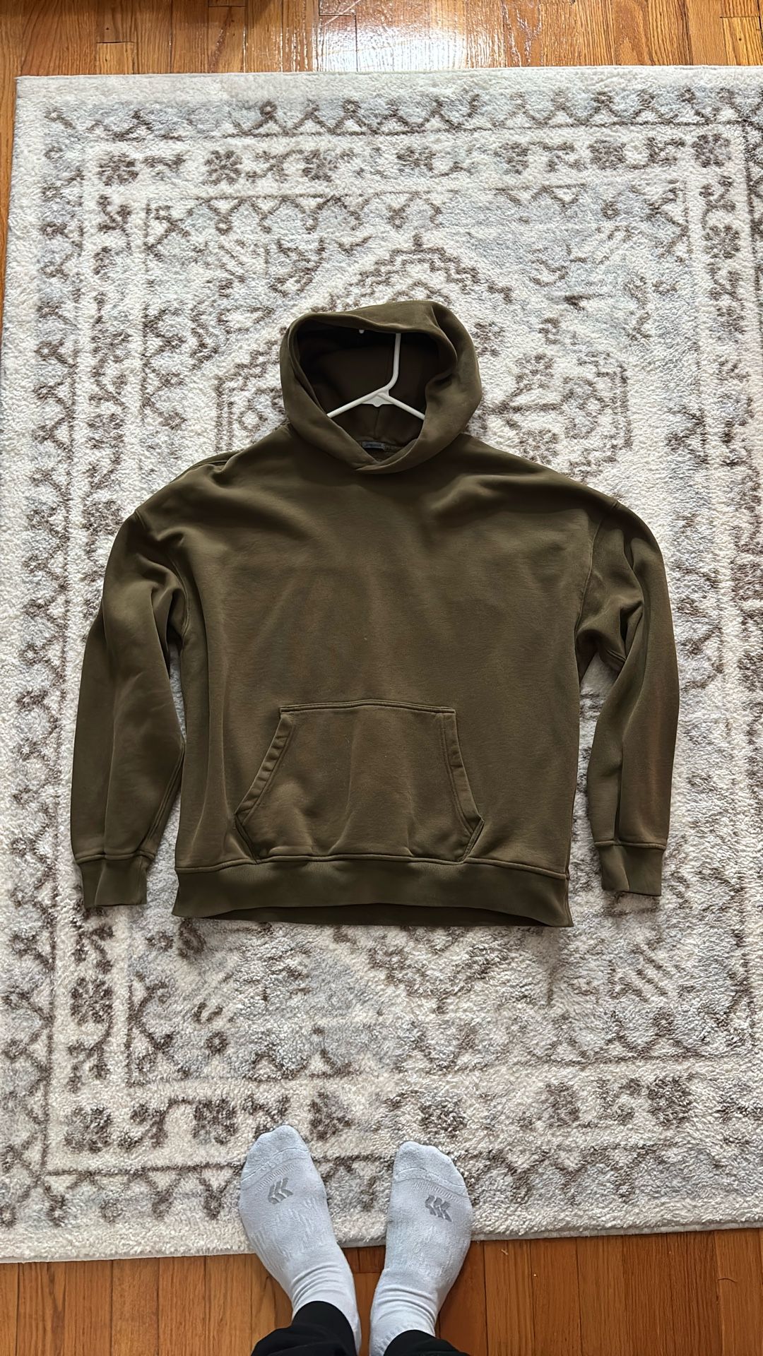 Green Abercrombie & Fitch Oversized Hoodie