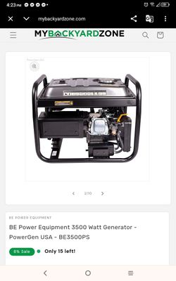 BE Power Equipment 3500 Watt Generator