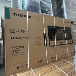 75" TOSHIBA UHD 4K SMART FIRE 🔥 
