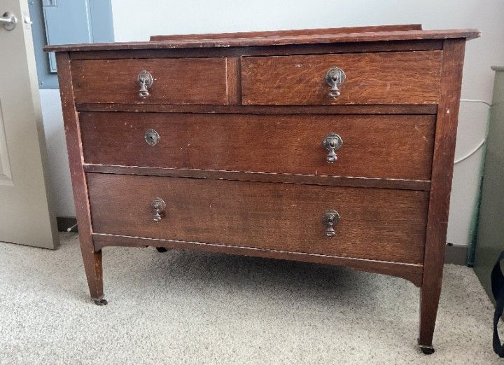 Heavy Wood Dresser