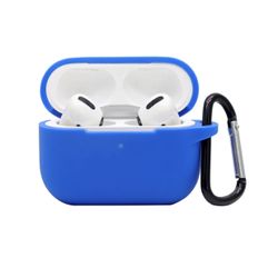 Silicone Protective Case for Apple AirPods Pro with Carabiner 