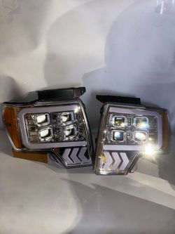 09-14 Ford F150 LED DRL Projector Headlights