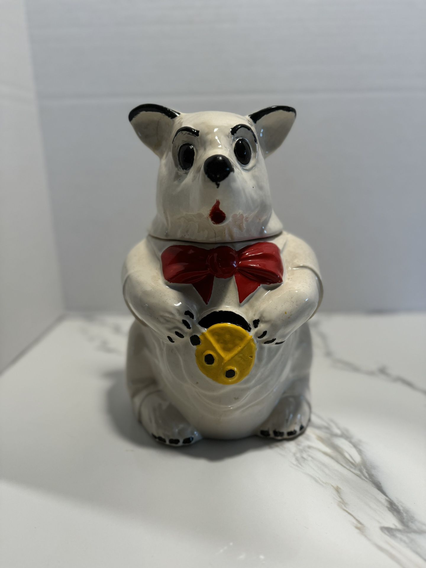 MCM McCoy Pottery Polar Bear Cookie Jar