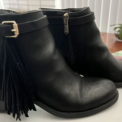 Women’s Black Ankle Boots Size 8