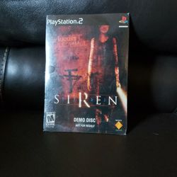 SIREN PS2 DEMONSTRATION DISC FACTORY SEAL