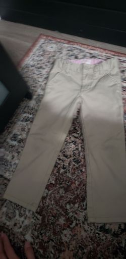 3T  Girls school uniform khaki pants and navy polo
