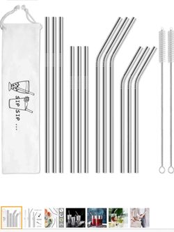 Stainless steel straws ✨
