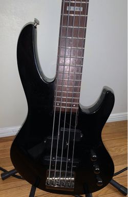 ESP LTD B-55 5 String bass in black