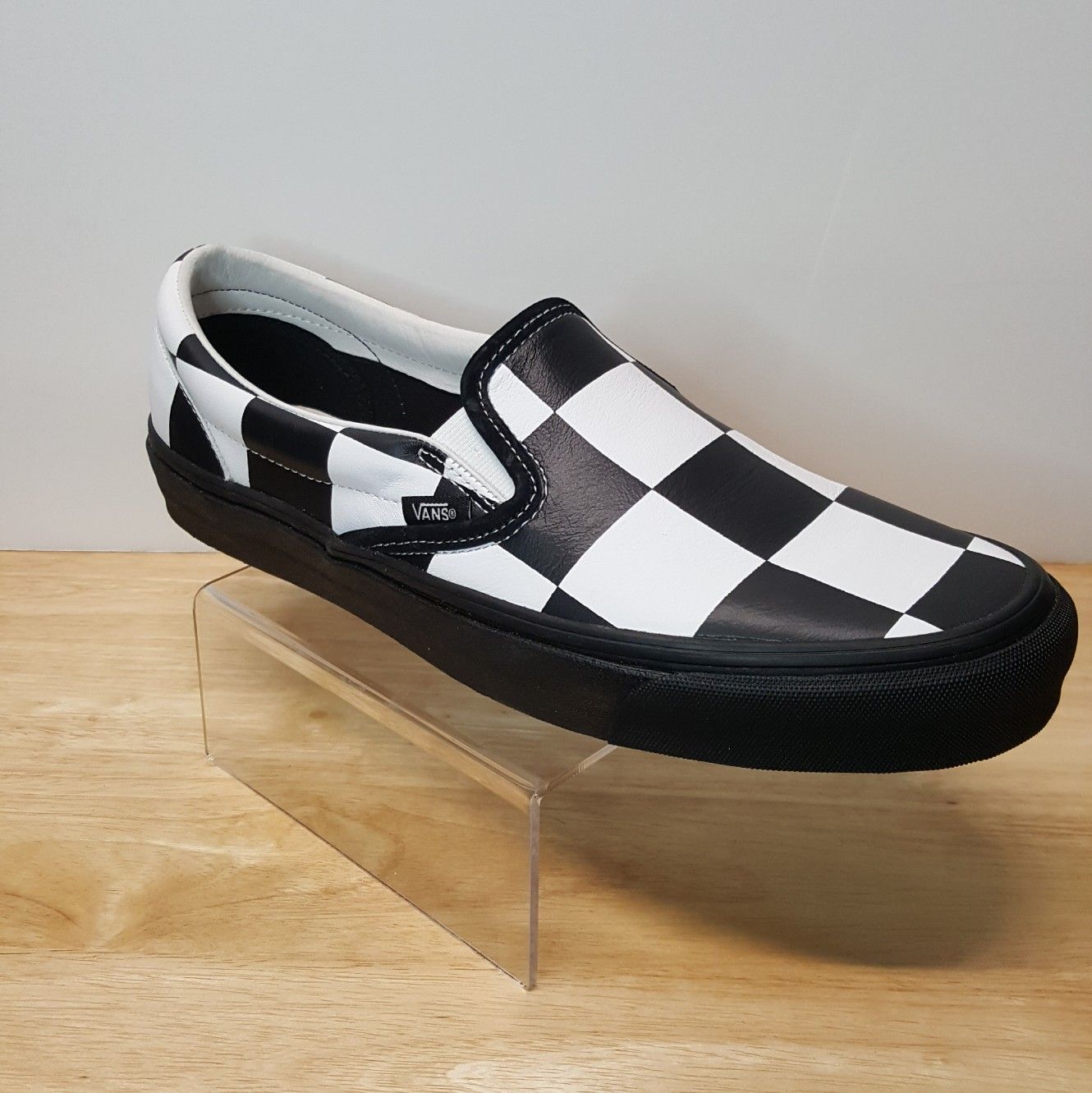 Barneys New York X Vans Classic Slip-On Checkered Size 11 Black/White (721278)