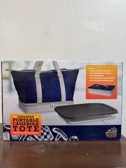 Insulated Portable Casserole Tote