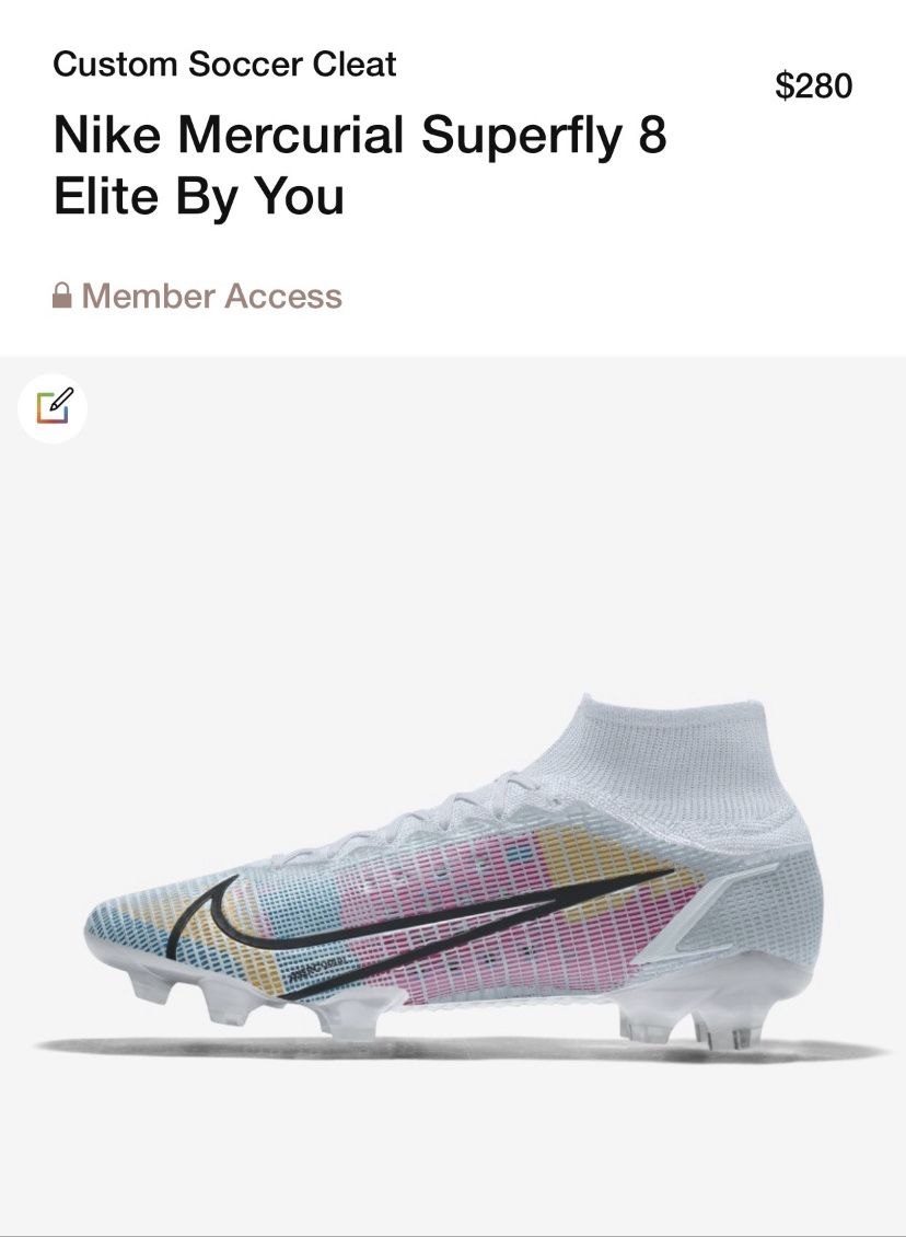 Like NEW women’s Custom Nike Soccer Cleats