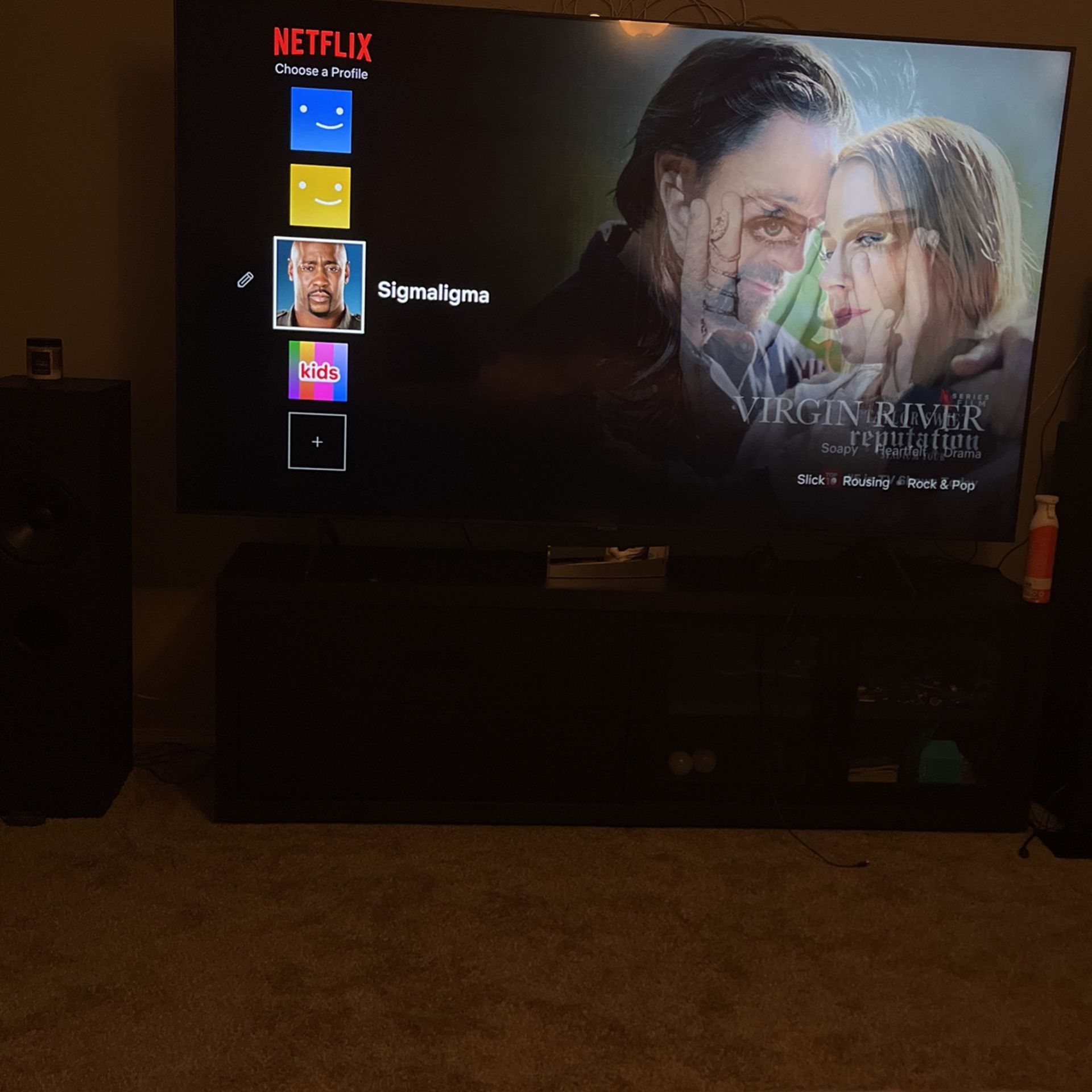 85” Samsung smart tv 