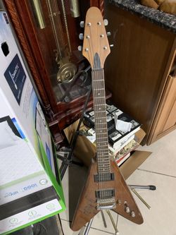 Old school harmony electric guitar