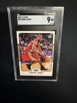 2006 FLEER 32 LeBRON JAMES SGC 9
