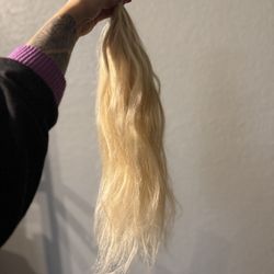 Human Hair Extensions Individual (blond) 