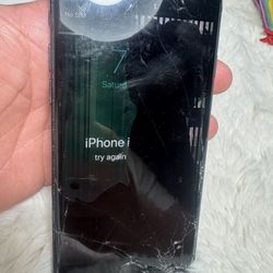 Apple iPhone 7 black for parts or repairs