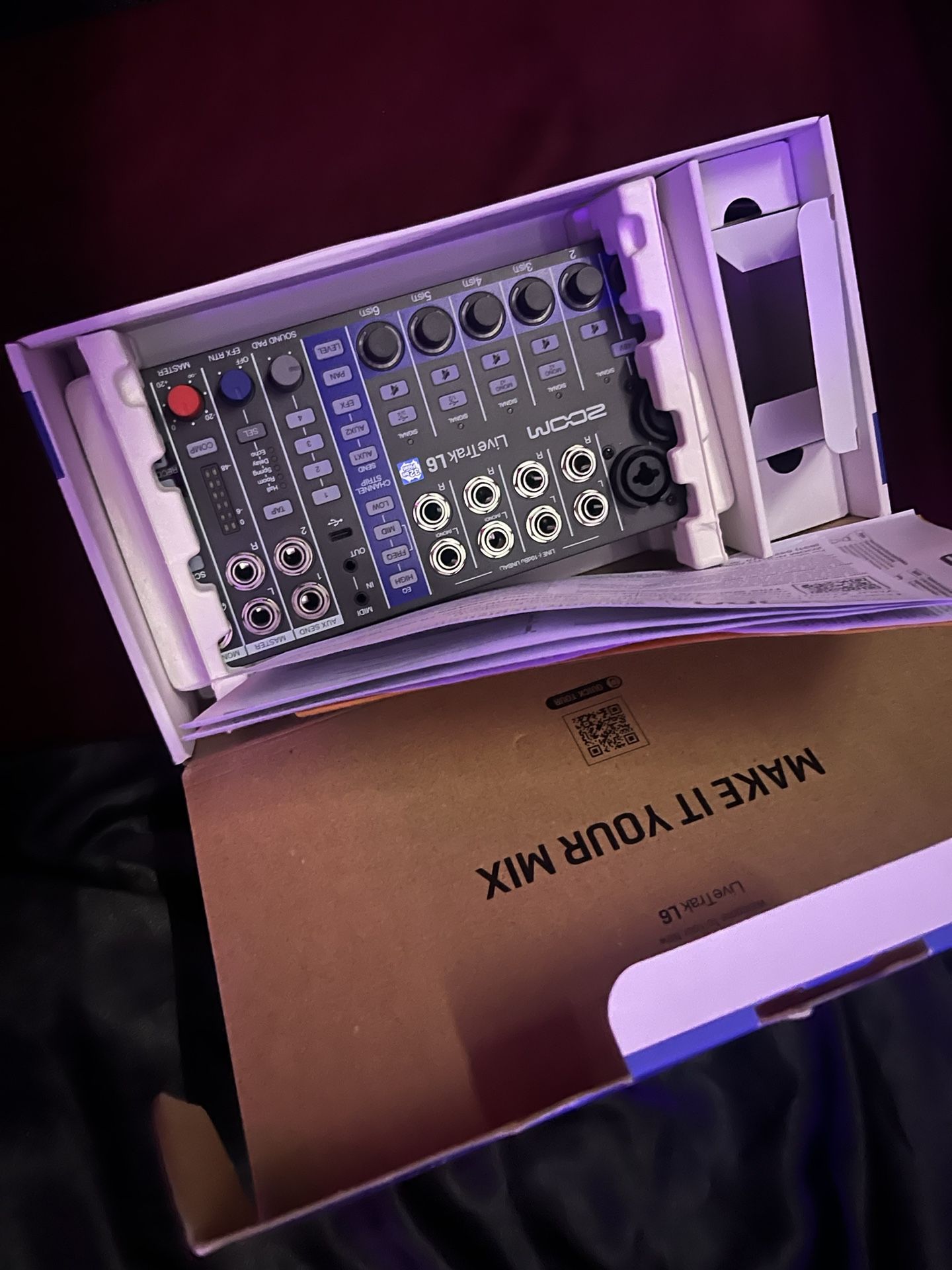 Zoom L6 Mixer usb Interface Recorder