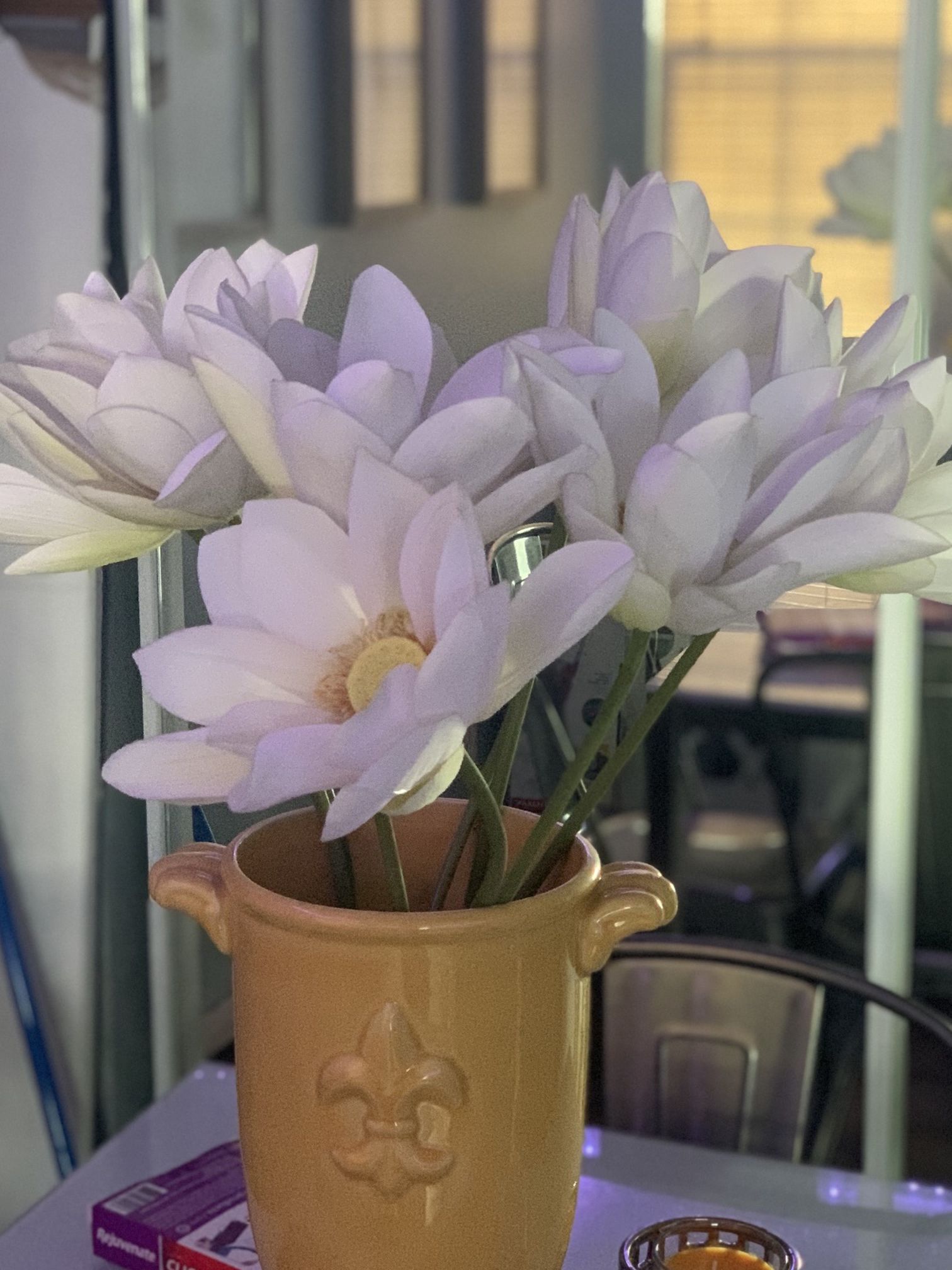 Artificial Flowers And Designer Vase