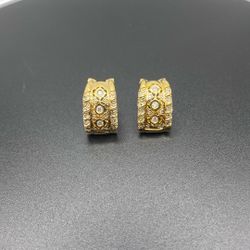 18k Yellow Gold Earrings 