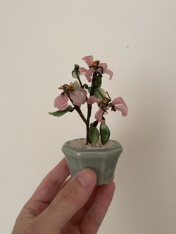 Beautiful Pink Plant Home Decor Pot Plant Fake Plant