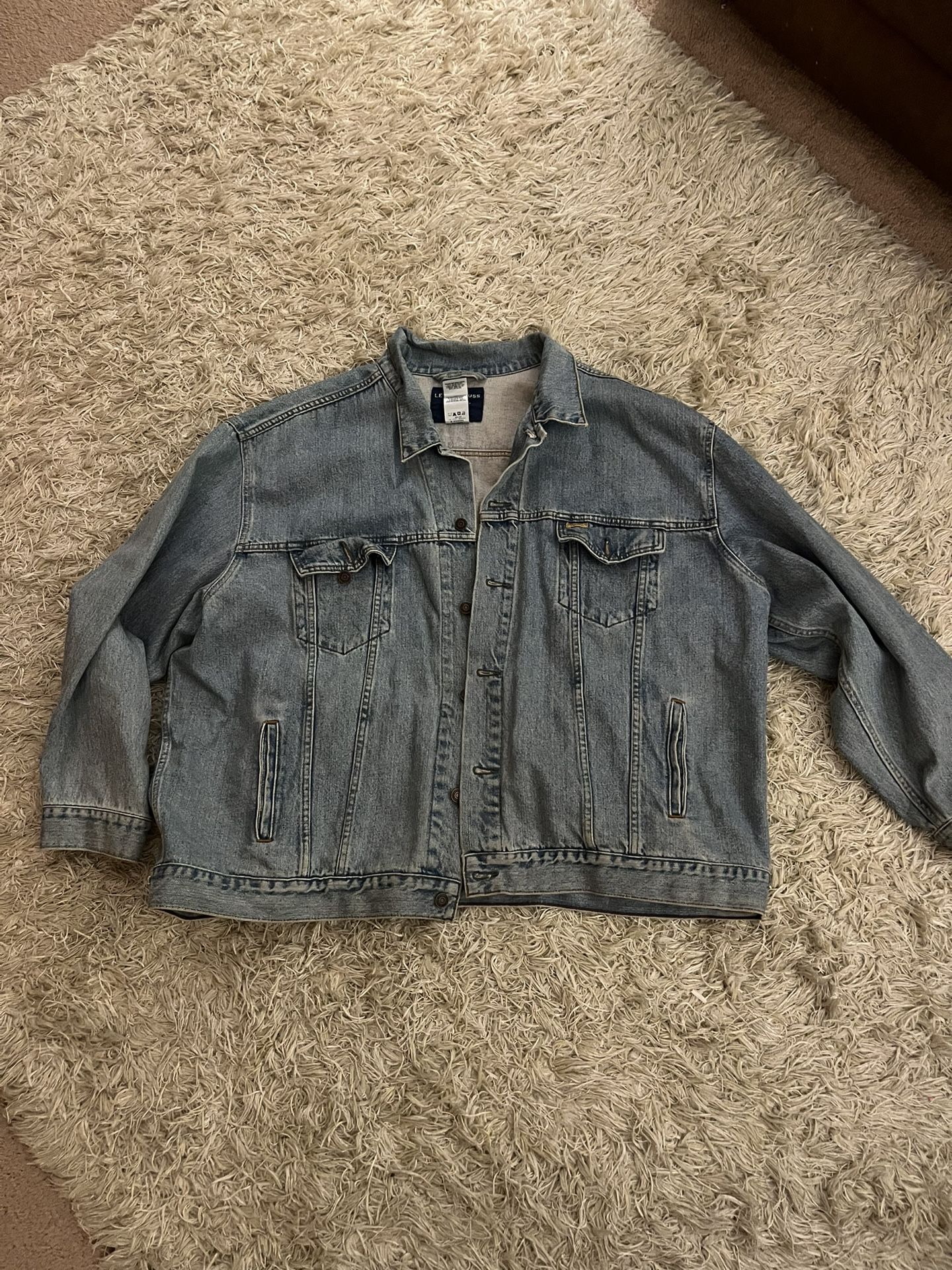 Classic Jean Jacket Size 4xl Mens