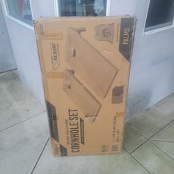 GoSports (2 boards)  4x2 ft Resort Collection All Weather Cornhole Board Game Set - Regulation Size
