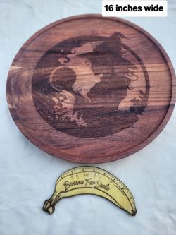 Walnut lazy Susan