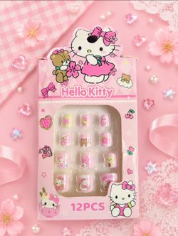 Hello Kitty 12- Piece Press-on Nails