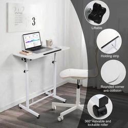 Small Standing Desk Adjustable Height, Size 31.5x15.7 Inch White，Brand new, 11th Brooklyn pick up