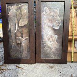 AFRICA -  LION head , Lamps & Other Jungle Decorations