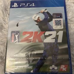 PGA Tour 2K21 Playstation 4 PS4 Justin Thomas Cover SEALED