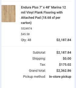 Endura Plus Vinyl Flooring
