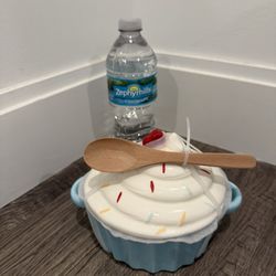 2pc & Spoon - Cupcake Shaped Bowl/Dish