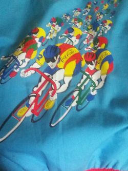 Vintage Just Like New Coca-Cola Bicycle Club Windbreaker