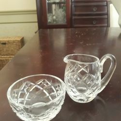 Waterford Crystal. Cream And Sugar Set 