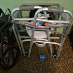 Handicapped folding Walker new
