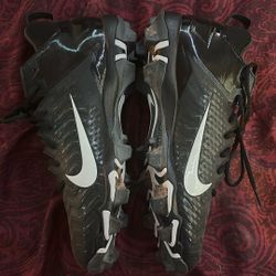 Nike Alpha  Football Cleats – Black – Size 12 