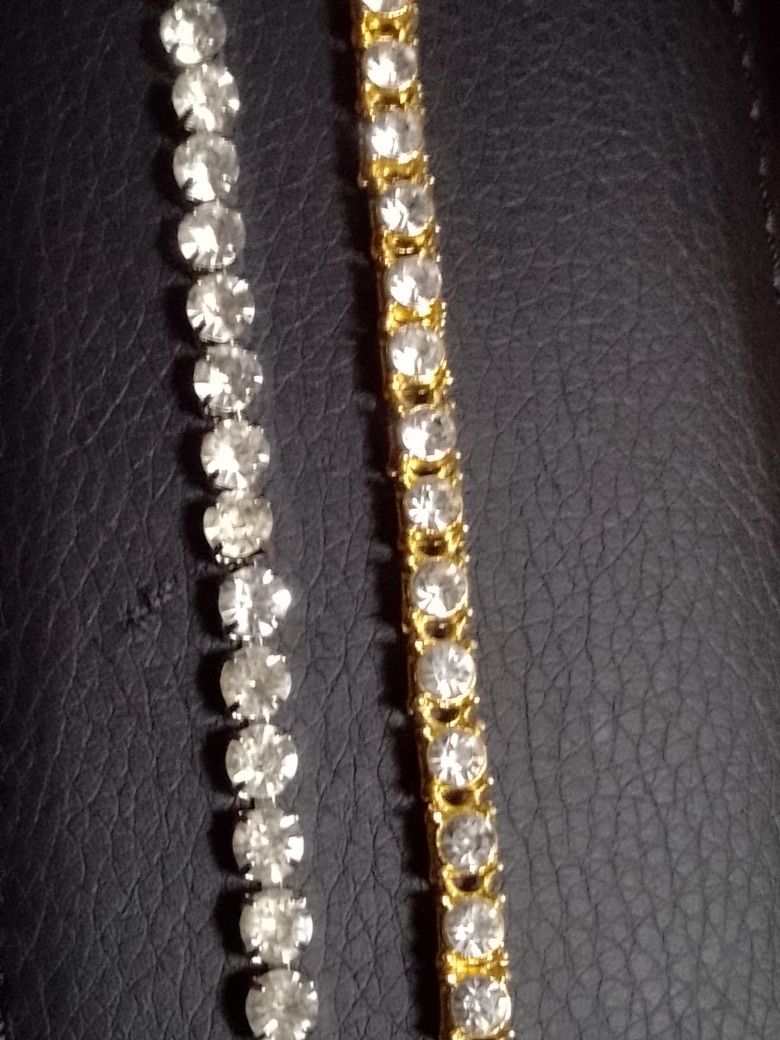Women Tennis Bracelet Silver Plate Zirconia