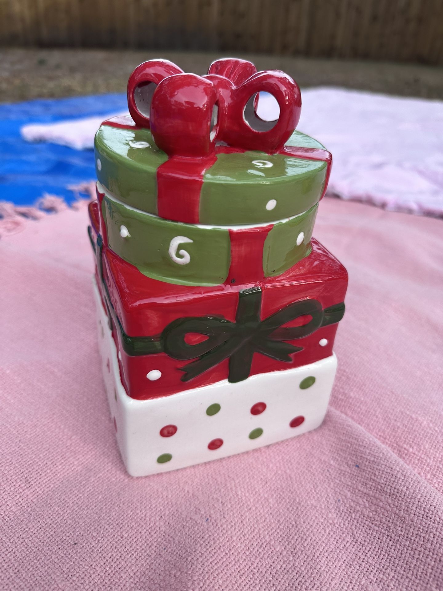 Christmas Decor Cookie Jar