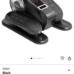 Under Desk Elliptical Machine, Electric Seated Pedal Exerciser, Mini Ellipse Leg Exerciser with Remoter, 12 Level Speeds, Forward & Reverse Direction,