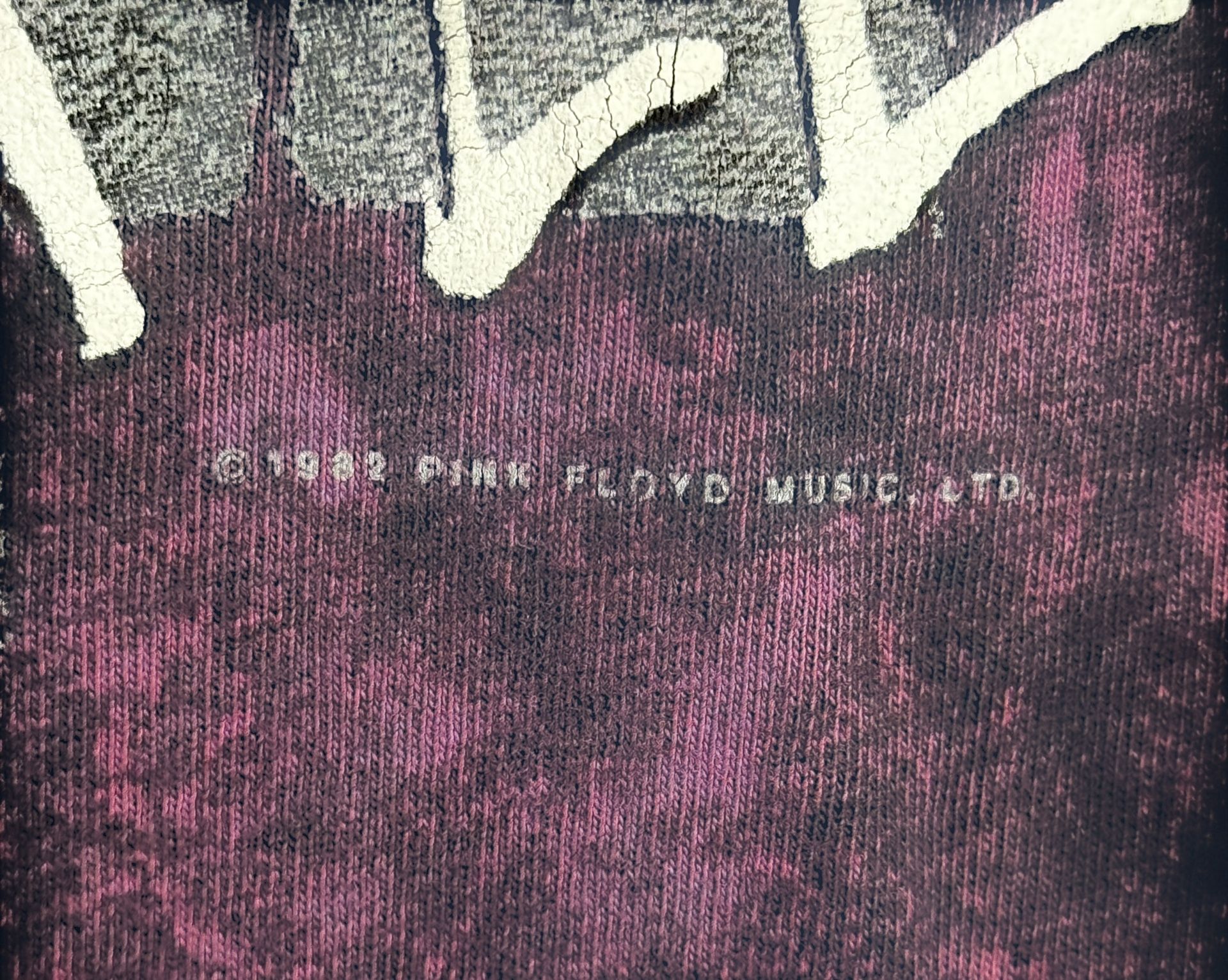 Vintage 1982 P I N K Floyd The Wall T-Shirt Large Hanes Beefy 