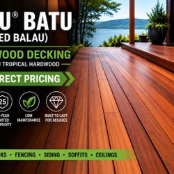 Kayu Hardwood Decking Mill Direct Red Balau 