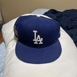 Dodgers 2020 World Series Patch SnapBack Hat