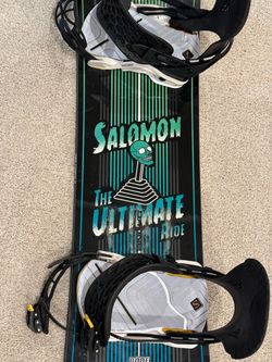 Great condition Salomon Ultimate Ride / Bindings