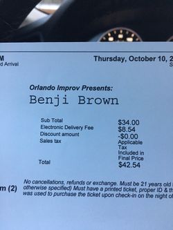 Tickets