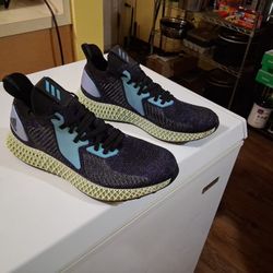 Men's Adidas Alpheadge 4D running Or Walking Sneakers Ultra Used Worn Twice Like New In Good Conditio Size 13