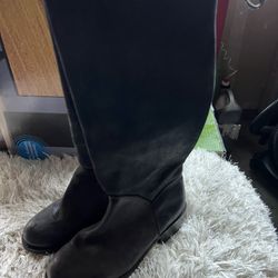 Tall Leather Boots 